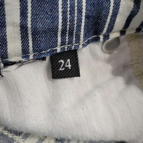 For All Mankin Pinstripe Skinnies - Picture 5 of 6